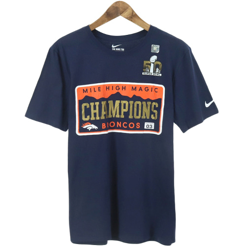 NIKE 나이키 챔피온쉽 덴버 브롱코스 티셔츠 SIZE 95 루스, ROOS